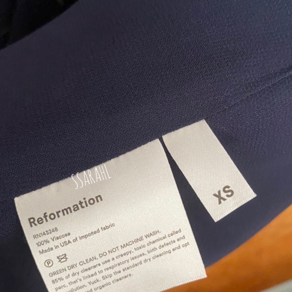 NWOT Reformation Mademoiselle Print Dress - Picture 7 of 8